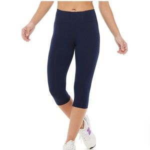 FINAL MARKDOWN Tek Gear Shapewear Navy Blue Crop Straight Leggings Pants